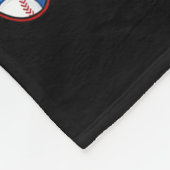 Coquette Bow Game Day Baseball Softball Funny Chee Fleecedecke (Ecke)