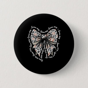 Coquette Bow Game Day Sell Liebe Mama L Button