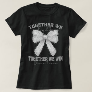 Coquette Bow Gehirn Tumor Awareness Ästhetik T-Shirt