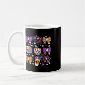 Coquette Bow Ghost Niedlich Halloween Lehrer Fraue Kaffeetasse (Links)