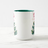 Coquette Bow Glitzer Weihnachtsbaum Tasse (Zentrum)