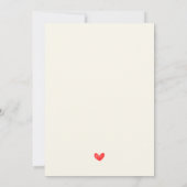 Coquette Bow glücklich immer nach dem Brautparty Einladung (Rückseite)