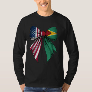 Coquette Bow Guyana Roots Heritage Guyanese Prix T-Shirt
