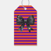 Coquette bow Halloween Geschenkanhänger (Rückseite)