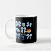 Coquette Bow Hanukkah Chanukah Pajama Latke Jewish Kaffeetasse (Links)