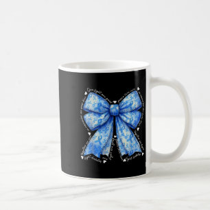 Coquette Bow im November tragen wir Blau für Diabe Kaffeetasse