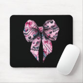 Coquette Bow Inline Hockey Player Girl Mom Mother' Mousepad (Mit Mouse)