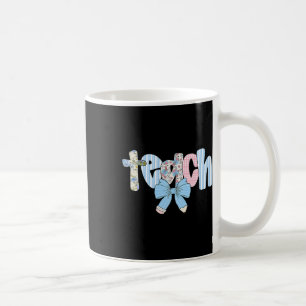 Coquette Bow lehrt Lehrer glücklich ersten Tag zur Kaffeetasse