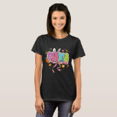 Coquette Bow Mama Bunny Easter Mama Boho Florals F T-Shirt (Vorne ganz)