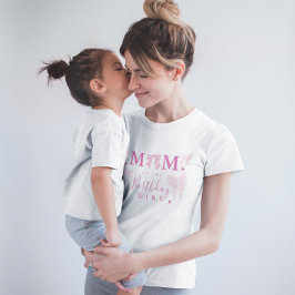 Coquette Bow-Mama des Geburtstagskranzes T-Shirt