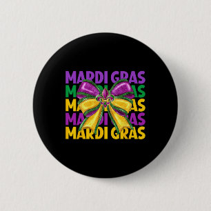 Coquette Bow Mardi Gras Kostüme Frauen und Mädchen Button