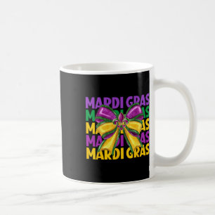 Coquette Bow Mardi Gras Kostüme Frauen und Mädchen Kaffeetasse