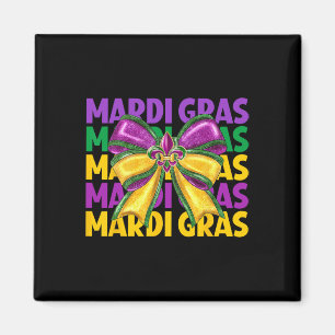 Coquette Bow Mardi Gras Kostüme Frauen und Mädchen Magnet