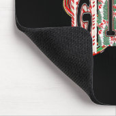 Coquette Bow Merry Christmas Gigi Grandma Xmas Paj Mousepad (Ecke)