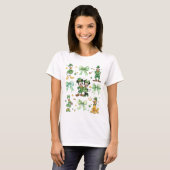 Coquette Bow Mickey And Friends St. Patrick’s Day T-Shirt (Vorne ganz)