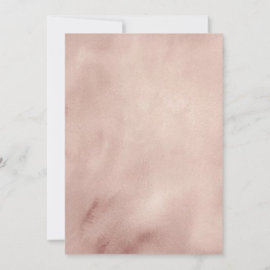 Coquette Bow Moon Boho Kinderdusche Einladung (Rückseite)