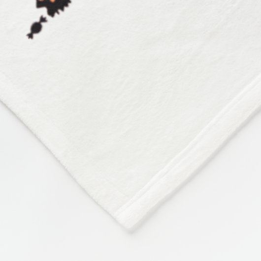 Coquette Bow Niedlich Ghost Hunde Halloween Pumpki Fleecedecke (Ecke)