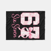 Coquette Bow Number 67 Funny Meme Nk Floral Women  Fleecedecke (Vorderseite (Horizontal))