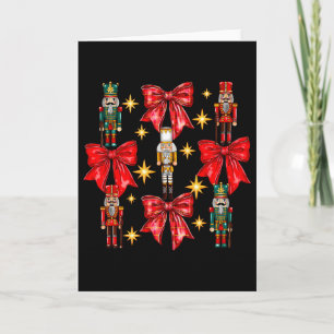 Coquette-Bow-Nussknacker-Weihnachten-Frohe-Weihnac Karte