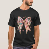Coquette Bow Nutcracker WeihnachtsWeihnachtsWeihna T-Shirt (Vorderseite)