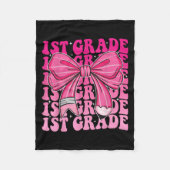 Coquette Bow of School Girls erste Stufe Fleecedecke (Vorderseite)