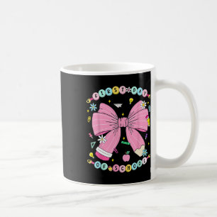 Coquette Bow Pencil Kindergarten Zurück zur Schule Kaffeetasse
