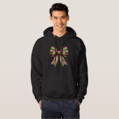 Coquette Bow Pickle Cucumber Dill Pattern Girl Mam Hoodie (Vorne ganz)