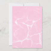 Coquette Bow Pink Graduation Einladung (Rückseite)