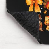 Coquette Bow Pumpkin Season Thanksgiving Autumn Fa Mousepad (Ecke)