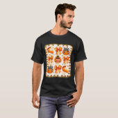 Coquette Bow Pumpkin Season Thanksgiving Autumn Fa T-Shirt (Vorne ganz)