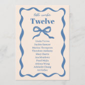 Coquette Bow Retro Hochzeitskarten Einladung (Vorderseite)