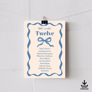 Coquette Bow Retro Hochzeitskarten Einladung