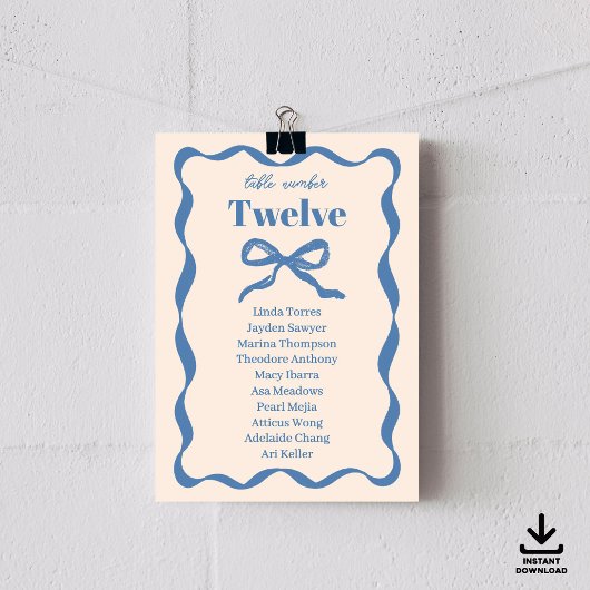 Coquette Bow Retro Hochzeitskarten Einladung