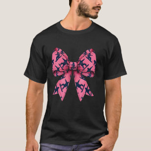 Coquette Bow Snowboarding Mütter Day Snowboarder T-Shirt