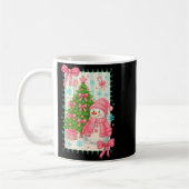 Coquette Bow Snowman Nk Christmas Tree Funny Xmas Kaffeetasse (Links)
