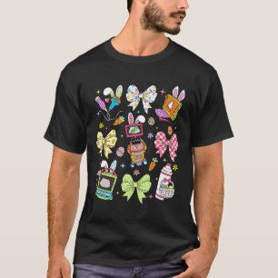 Coquette Bow Sonographiker Oster-Ultraschall-Tech T-Shirt
