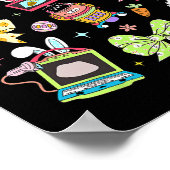 Coquette Bow Sonographin Oster Ultrasound Tech Rd Poster (Ecke)