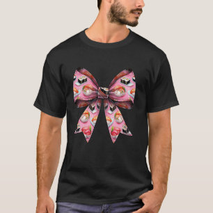 Coquette Bow Sushi japanisches Lebensmittelmuster T-Shirt
