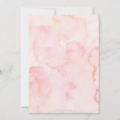 Coquette Bow Sweets Cake 2nd Birthday Invitation Einladung (Rückseite)