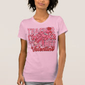 Coquette Bow Teacher Valentine T-Shirt (Vorderseite)