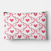 Coquette Bow und Heart Accessory Bag Zubehörtasche (Rückseite)
