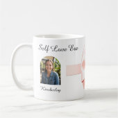 Coquette Bow Valentine Personalized Kaffeetasse (Links)