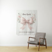 Coquette Bow Wandteppich (Beispiel)