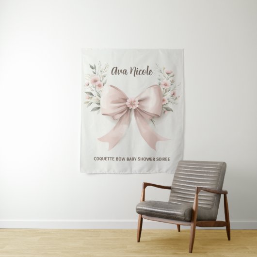 Coquette Bow Wandteppich (Beispiel)