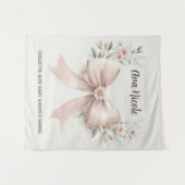 Coquette Bow Wandteppich (Vorderseite (Horizontal))