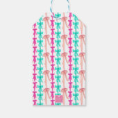 Coquette Bow Weihnachtsbaum Umschließung Geschenkanhänger (Rückseite)