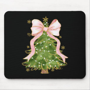 Coquette Bow Weihnachtsbaum Weihnachten Weihnachte Mousepad