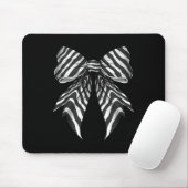 Coquette Bow Zebra Skin Muster Niedlich Halloween  Mousepad (Mit Mouse)