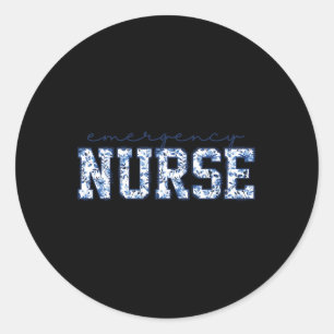 Coquette Bows Er Nurse Runder Aufkleber