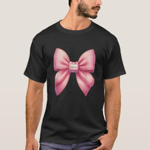 Coquette Bride mit Coquette Bows und Perlen Brida T-Shirt